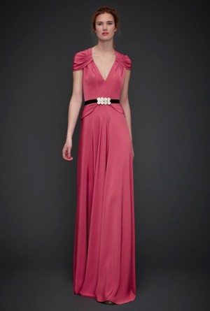 jenny packham abito corallo pe 2013