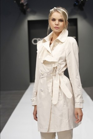 cristinaeffe trench bianco pe 2013