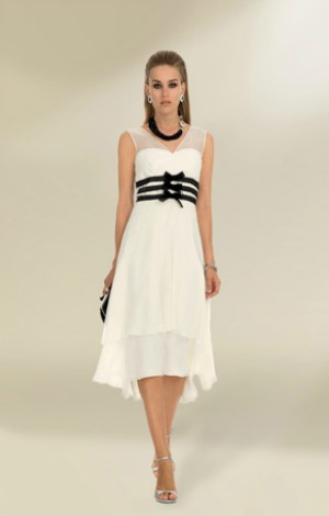 luisa spagnoli abito bianco pe 2013