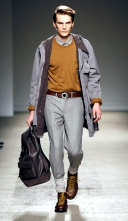 dunhill cardigan cammello autunno inverno 2010 2011