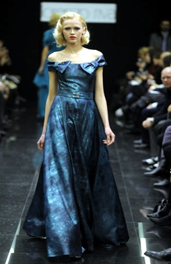 lorenzo riva collezione autunno inverno 2010 2011 abito lungo