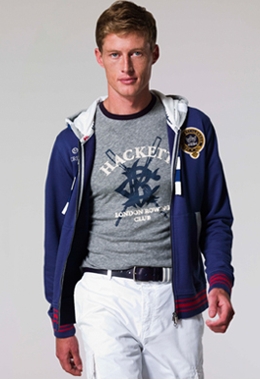 hackett collezione primavera estate 2010 maglia con cappuccio