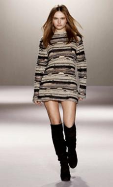 stefanel autunno inverno 2010 2011 maxi maglia