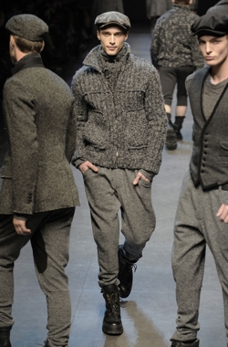 dolce e gabbana collezione autunno inverno 2010 2011 completo lana