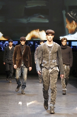 dolce e gabbana collezione autunno inverno 2010 2011 sfilata