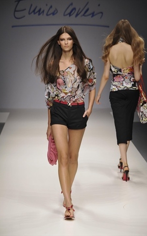 enrico coveri shorts primavera estate 2011