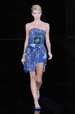 giorgio armani collezione primavera estate 2010 blu