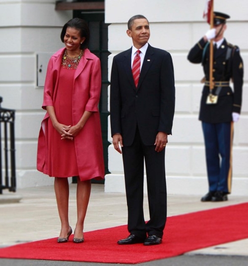 michelle obama in calvin klein