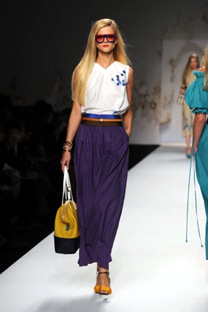 fendi gonna lunga primavera estate 2011