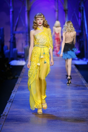 christian dior abito tunica primavera estate 2011