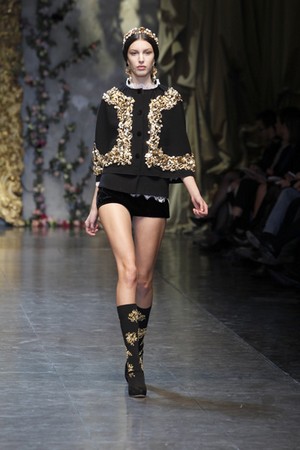 preziose suggestioni orientali per dolce e gabbana collezione donna autunno inverno 2012 2013 02