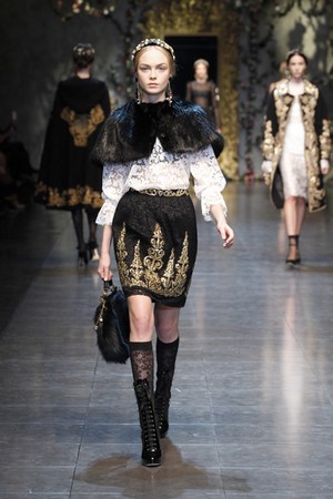 preziose suggestioni orientali per dolce e gabbana collezione donna autunno inverno 2012 2013 07