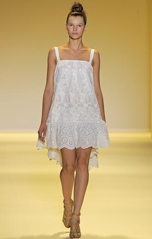 adam abito bianco primavera estate 2011