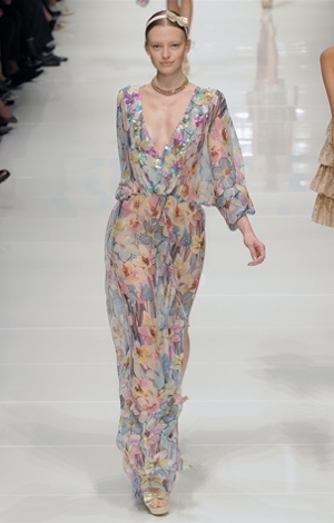 blugirl abito lungo primavera estate 2011