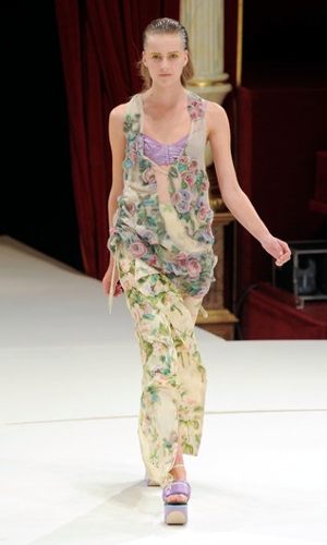 kenzo abito lungo primavera estate 2011