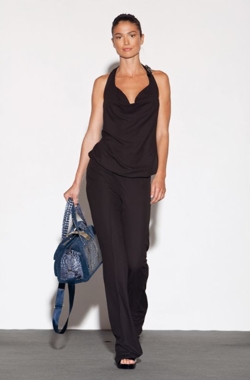 Liu.Jo-collezione-Primavera-Estate-2010-Completo-Pantalone-Top-Nero