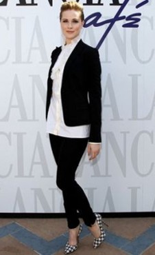 evan rachel wood scarpe ferragamo