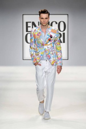 enrico coveri giacca stampe pe 2013
