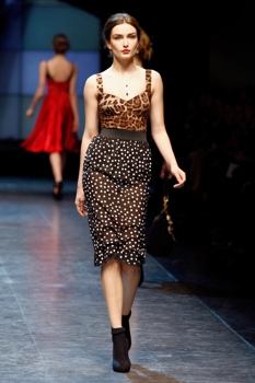 dolce e gabbana collezione autunno inverno 2010 2011 leopardato