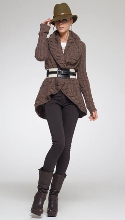 denny rose inverno 2010 maxi cardigan