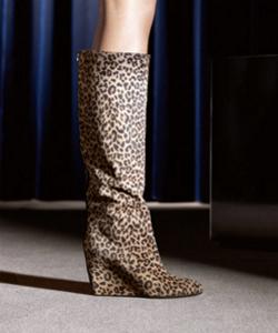 sergio rossi autunno inverno 2010 2011 stivali leopardo