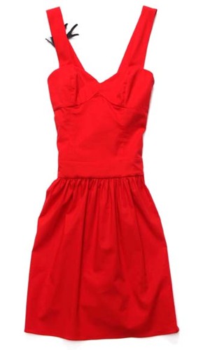 fiorucci san valentino 2013 abito rosso