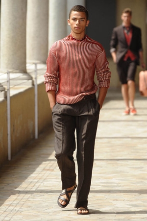 corneliani maglia righe primavera estate 2011