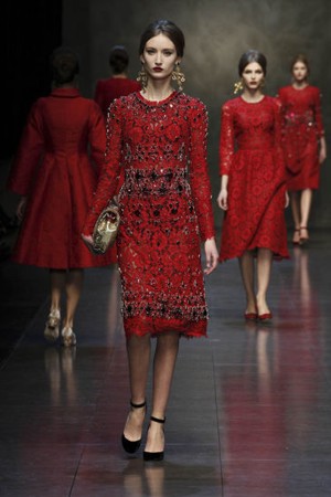 Dolce Gabbana arte e moda Collezioni Autunno Inverno 2013 2014 Magazine Donna Abbigliamento