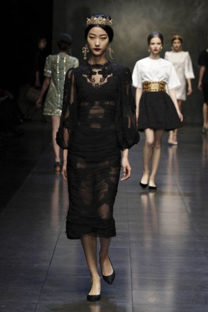 dolce e gabbana trasparenze ai 2013 2014