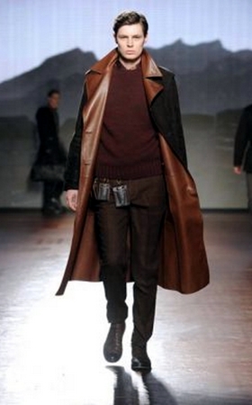 ermenegildo zegna cappotto pelle autunno inverno 2011 2012